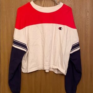 XL Champion cropped sweatshirt